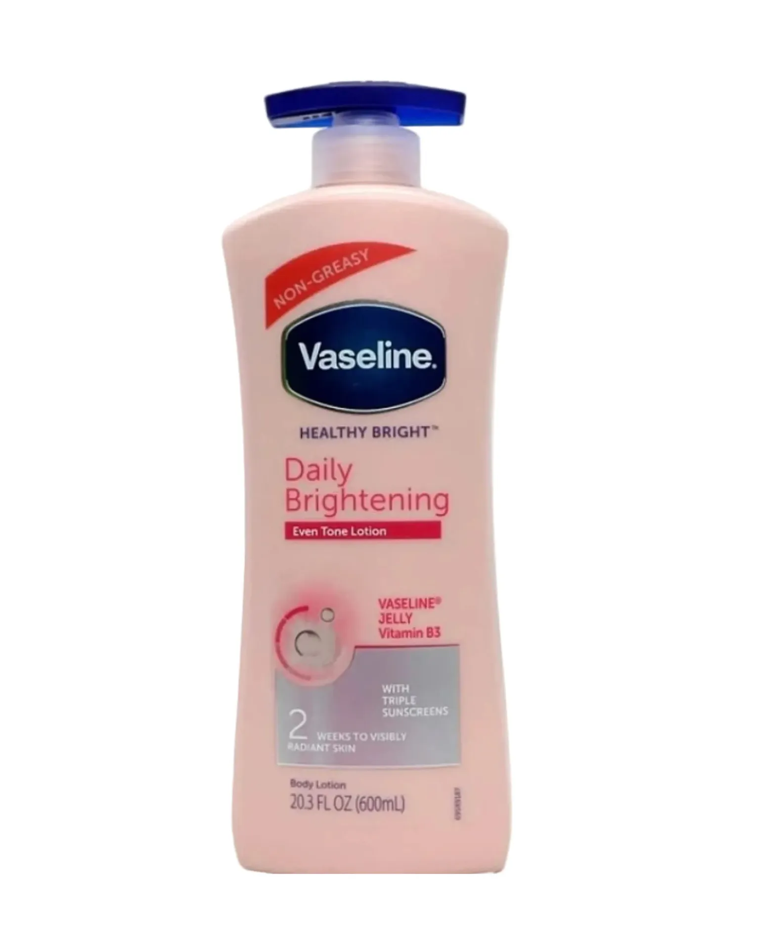 Vaseline Healthy Bright Daily Brightening Even Tone Lotion - 600 ml | فازلين لوشن تفتيح البشرة - 600 مل