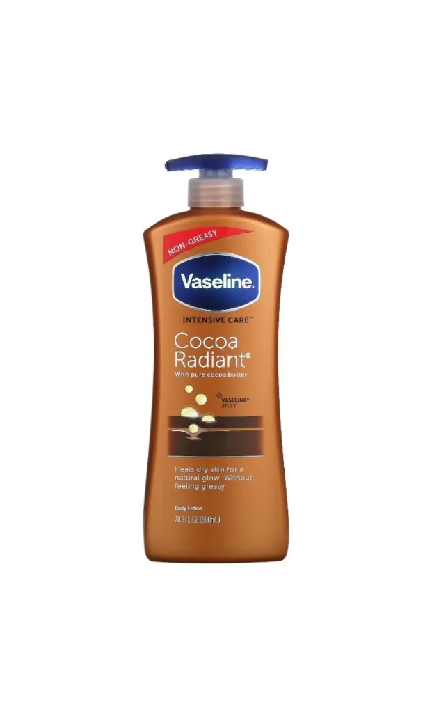 Vaseline Intensive Care Cocoa Radiant Body Lotion | فازلين لوشن الجسم الغني بزبدة الكاكاو