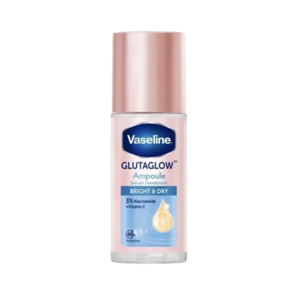 Vaseline Gluta Glow Bright & Dry Roll-On Deodorant Serum - 45 ml | فازلين مزيل تعرق رول غلوتا غلو - 45 مل
