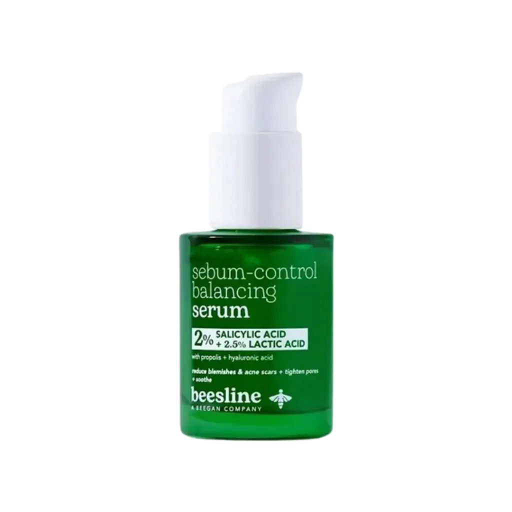 Beesline Sebum-Control Balancing Serum - 2% Salicylic Acid + 2.5% Lactic Acid - 30ml | بيزلين سيروم موازنة الزيوت بالساليسيليك اسيد 2% + لاكتك اسيد 2.5% - 30 مل