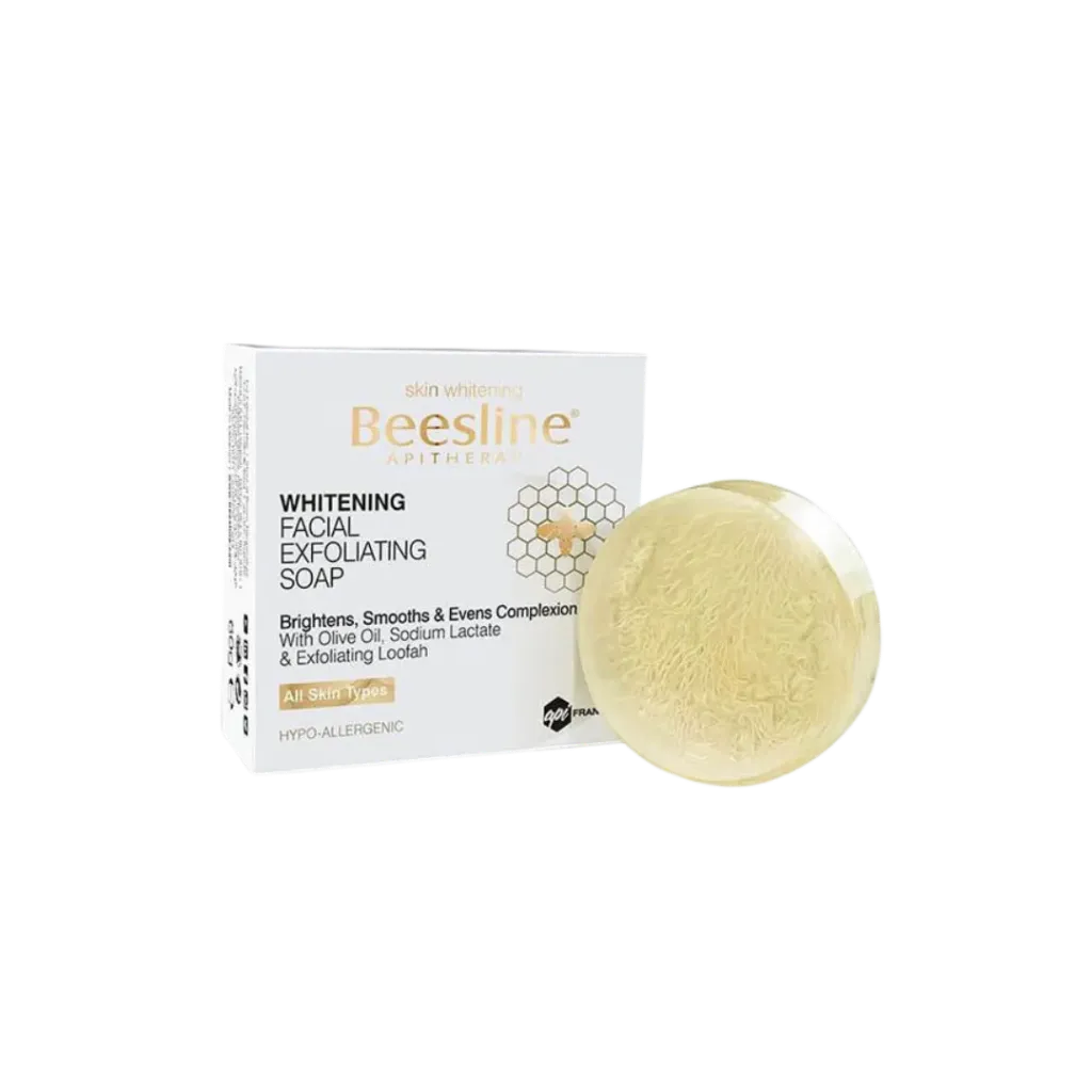 Beesline Whitening Facial Exfoliating Soap - 60g | بيزلين صابون مقشر للوجه - 60 غرام