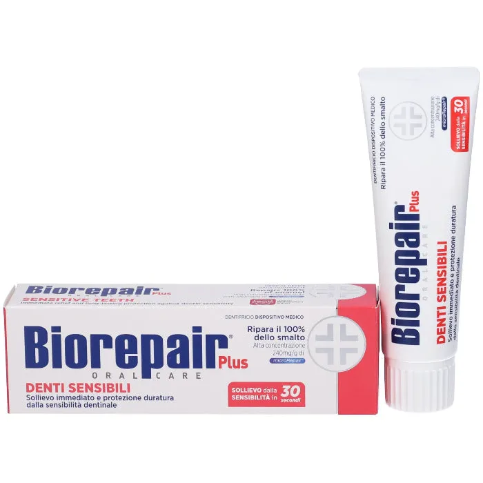 Biorepair Sensitive Teeth Plus - 75ml | بايوريبير معجون أسنان للاسنان الحساسة - 75 مل