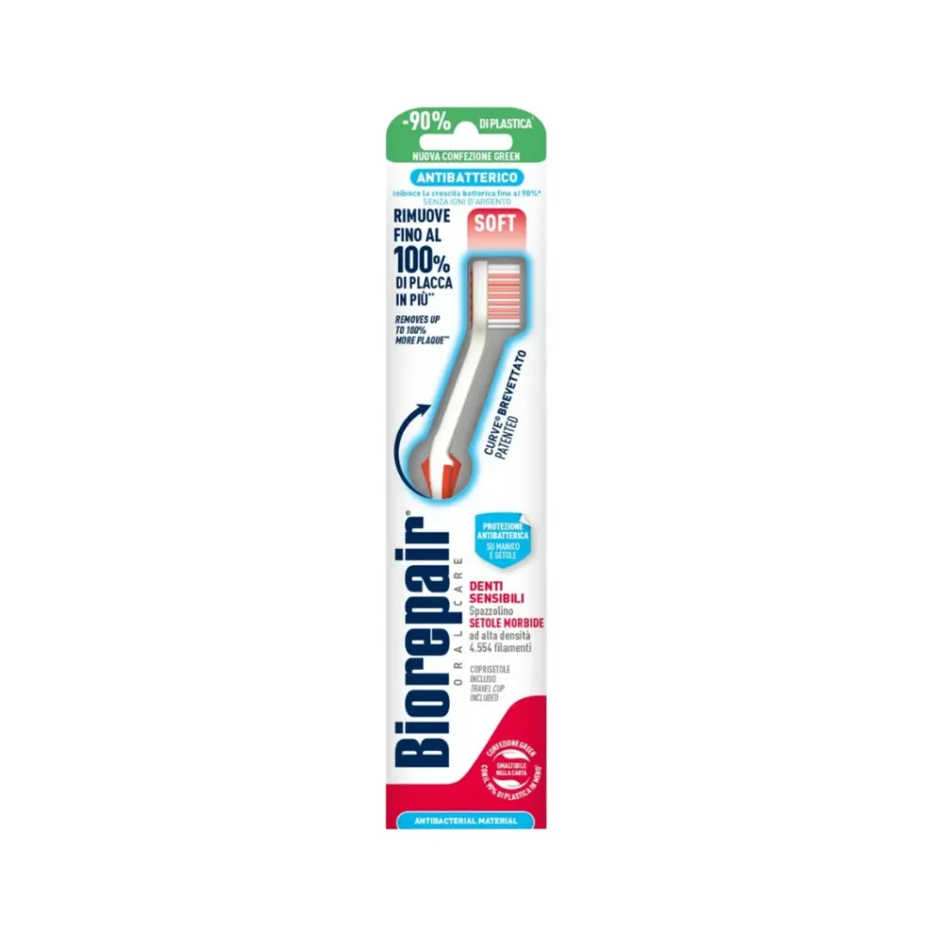 Biorepair Antibacterial Toothbrush Soft | فرشاة أسنان ناعمة للأسنان الحساسة