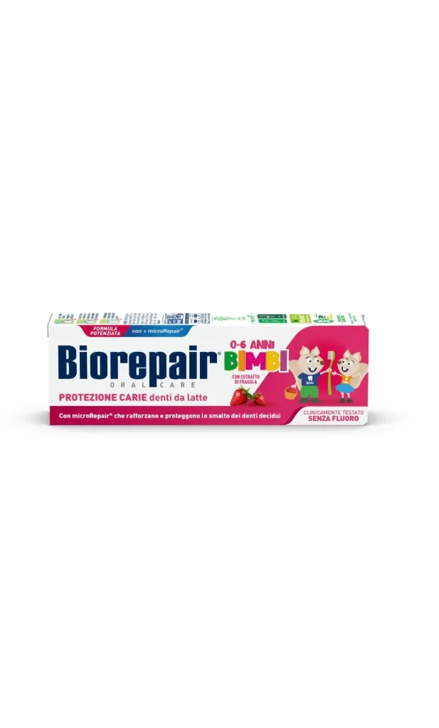 Biorepair Kid 0–6 Strawberry – 50ml بايوربير كيد 0–6 بالفراولة – 50 مل