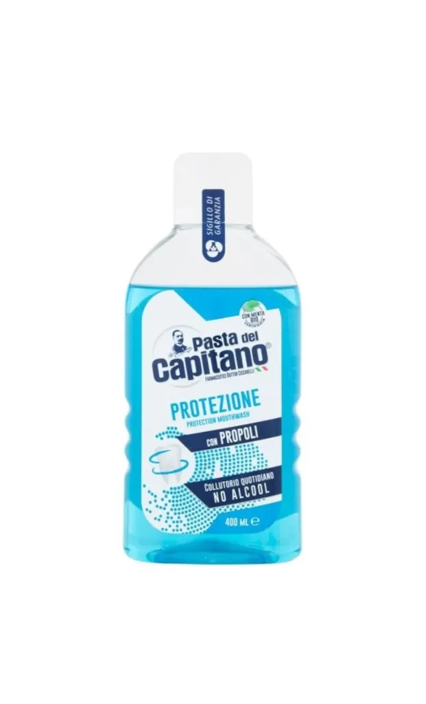 Pasta del Capitano Protection Mouthwash – 400ml باستا دل كابيتانو غسول الفم بروتيكشن – 400 مل