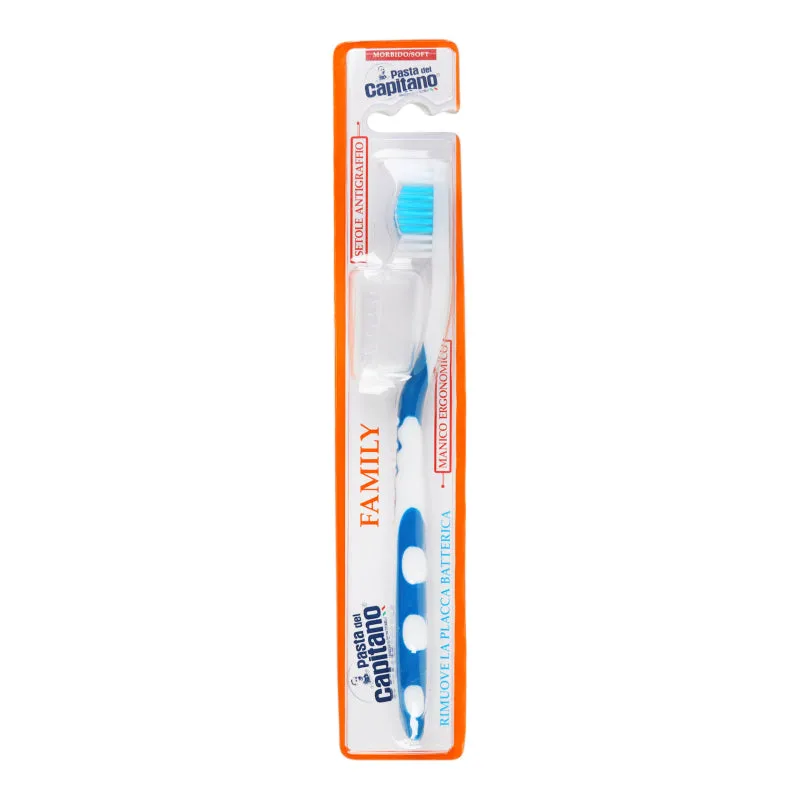 Pasta del Capitano Family Toothbrush Soft باستا دل كابيتانو فرشاة أسنان عائلية ناعمة