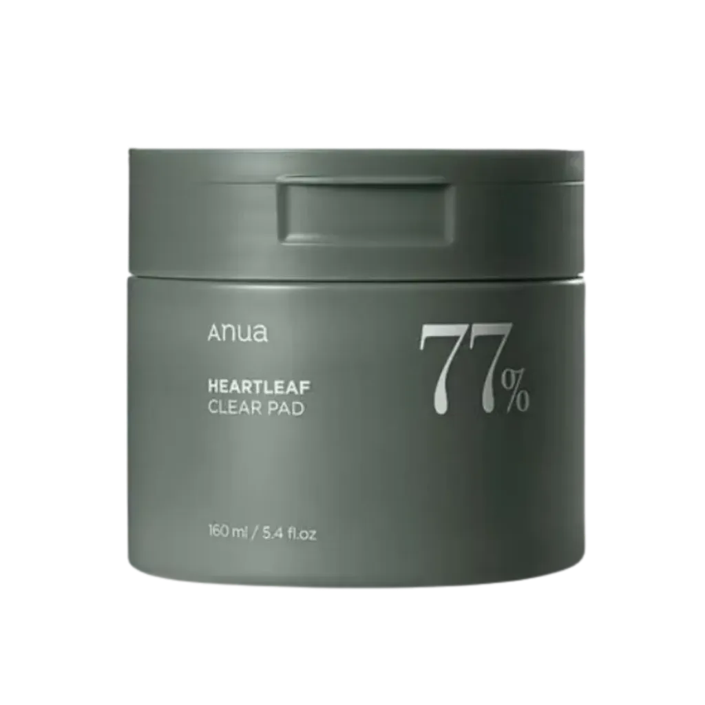 Anua Heartleaf 77% Clear Pad - 160ml | أنوا وسادات التونر المائية بمستخلص نبات القلب77% - 160 مل
