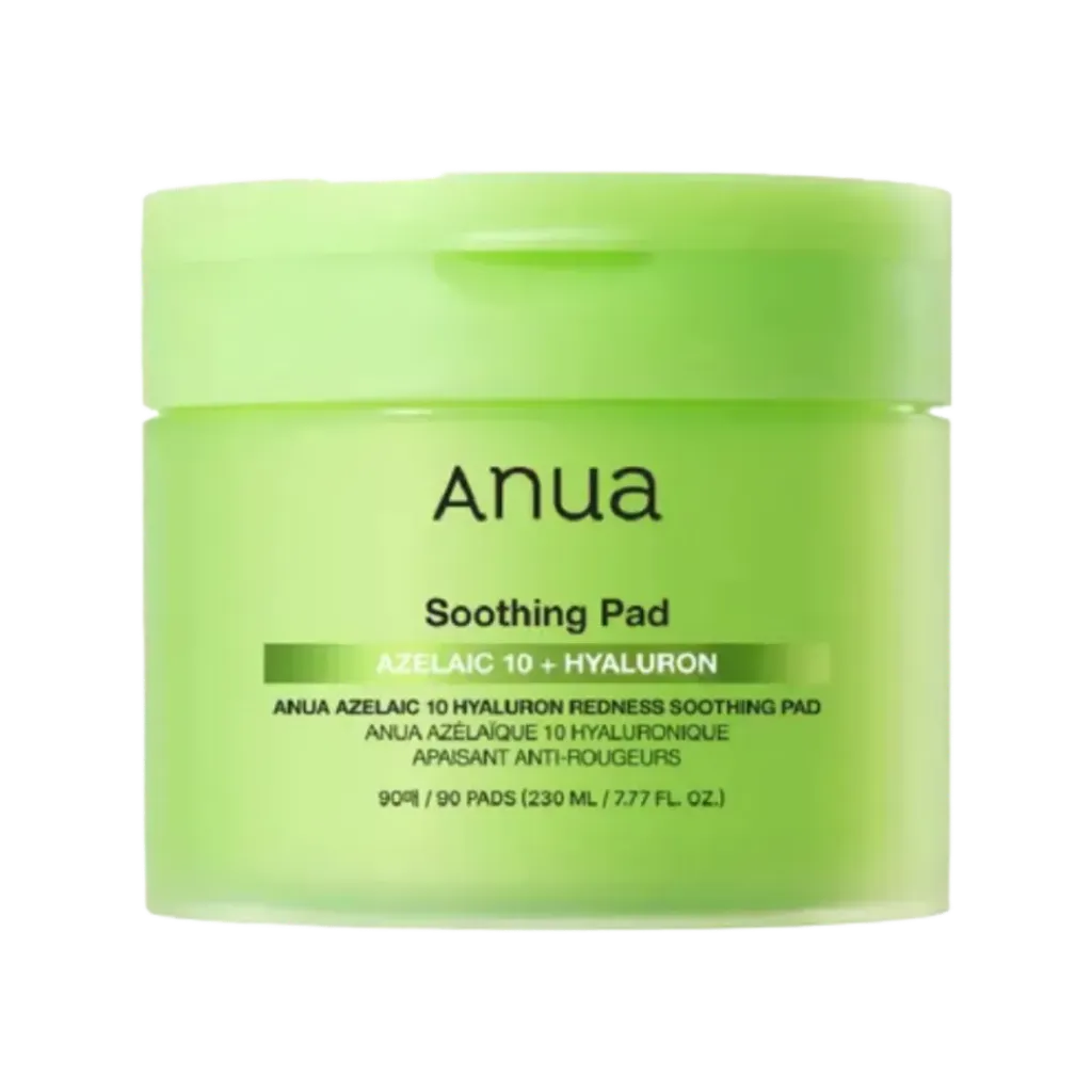 Anua Soothing Pad Azlaic10 + Hyaluron - 90pads | أنوا تونر بالأزليك اسيد و الهيالورونيك اسيد - 90 قطعة
