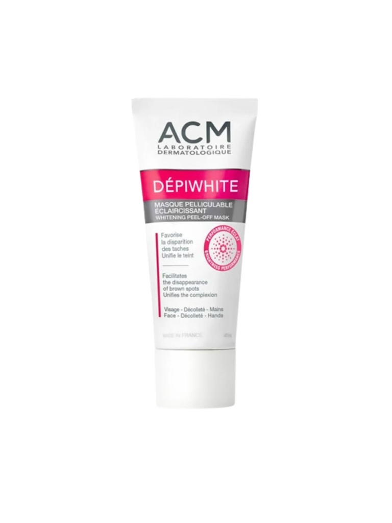 ACM depiwhite Whitening Peel Off Mask - 40ml | اي سي ام قناع مضاد للتصبغات للوجه - 40 مل