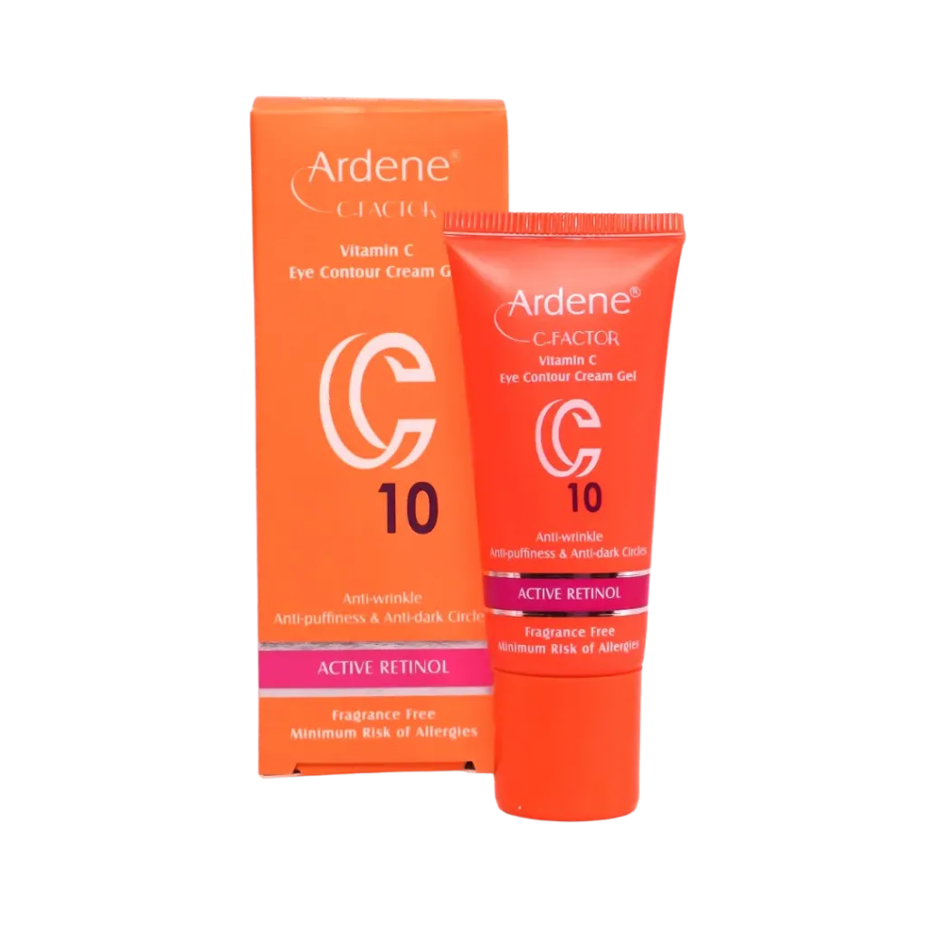 Ardene Vitamin C Eye Contour Cream Gel - 15ml | اردن جيل لمحيط العين بفيتامين سي وريتنول - 15 مل
