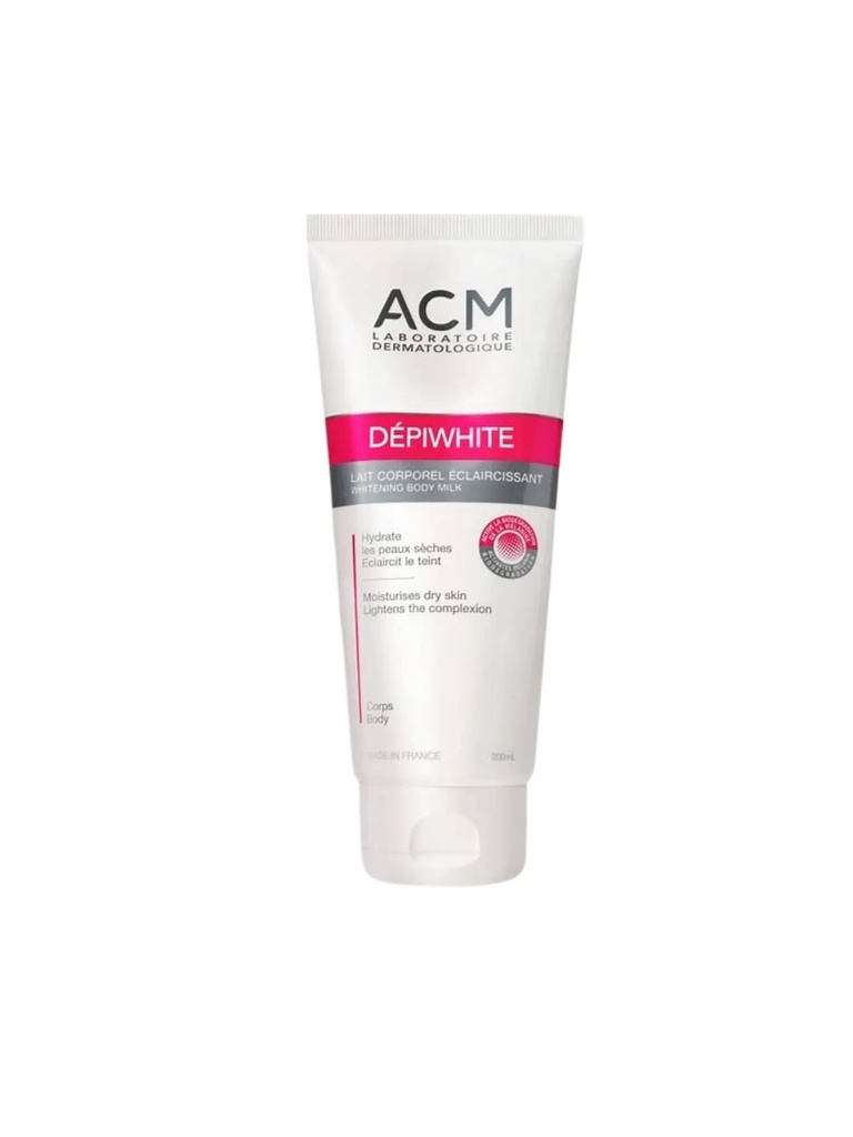 ACM Laboratoires Depiwhite Whitening Body Milk - 200ml | اي سي ام لوشن مرطب لتفتيح الجسم - 200 مل