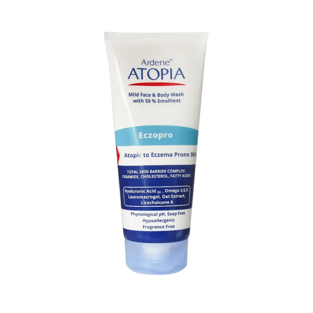 Ardene Atopia Mild Face & Body With 50% Emollient - 200ml | اردن غسول الوجه والجسم للبشرة المعرضة للاكزيما - 200 مل