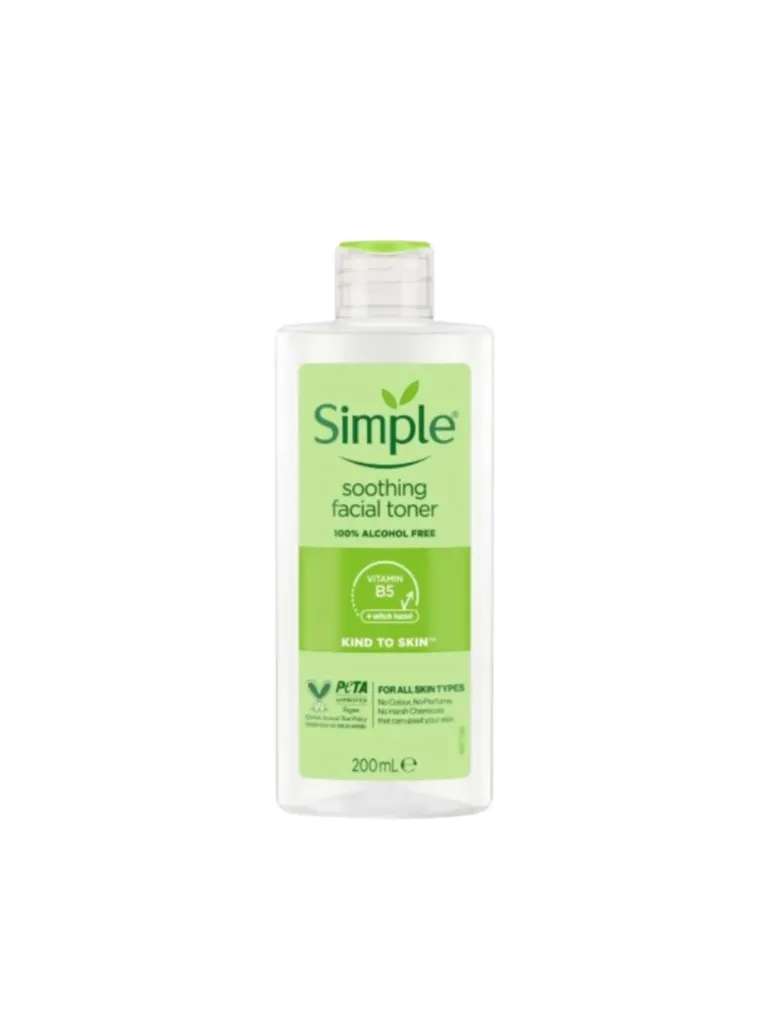 Simple Kind to Skin Soothing Facial Toner - 200ml | سمبل تونر ترطيب الوجه - 200 مل