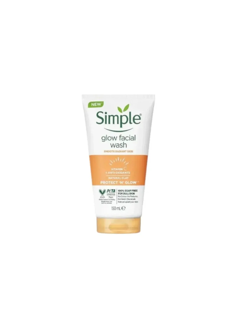 Simple Glow Facial Wash (150ml) | غسول سيمبل فيتامين سي + الطين لإشراقة البشرة 150 مل